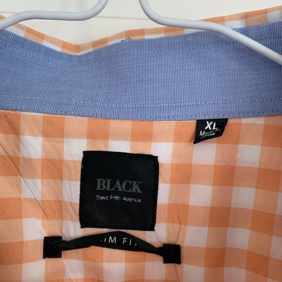 BLACK Saks Fifth Avenue Slim Fit Dress Shirt - Picture 2 of 3